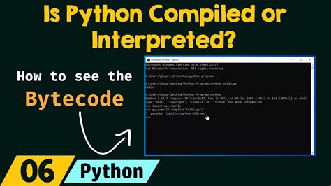 is python code compiled or interpreted