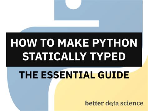 is python statically typed