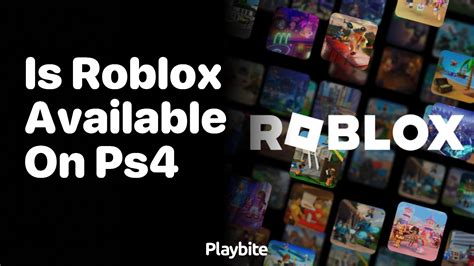is roblox available on ps4