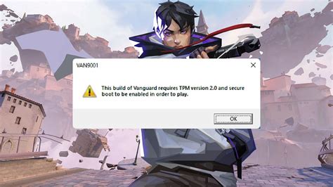 is secure boot necessary for valorant