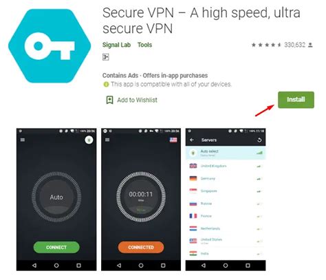 is secure vpn app free
