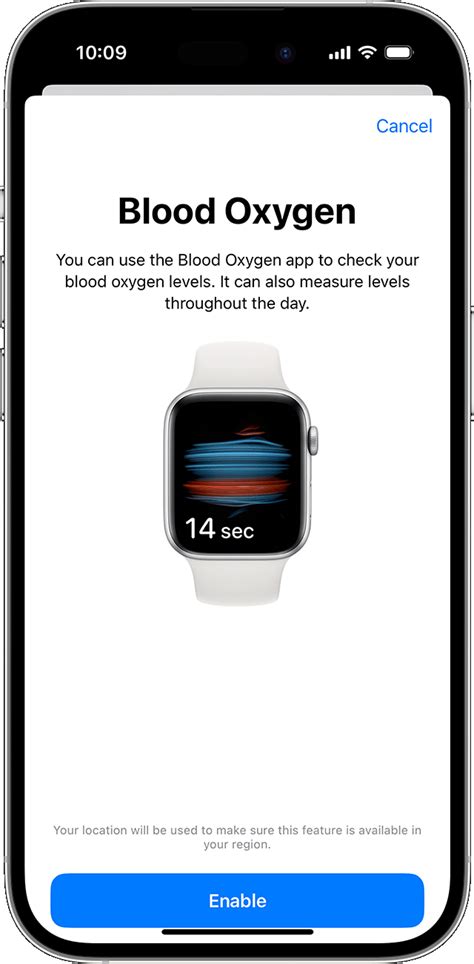 is there a blood oxygen app for apple watch