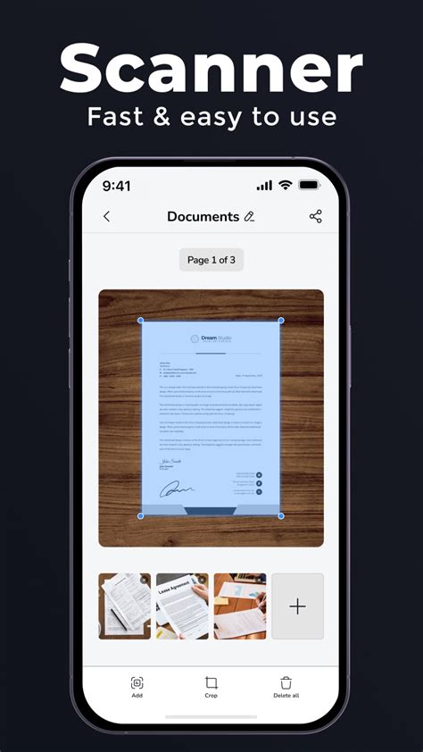 is there a document scanner in iphone