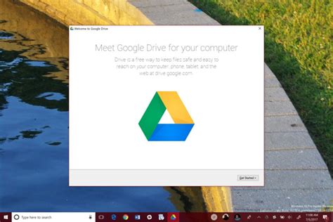 is there a google drive app for windows 10