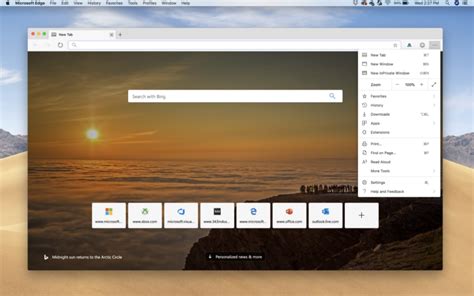 is there a microsoft edge app for mac