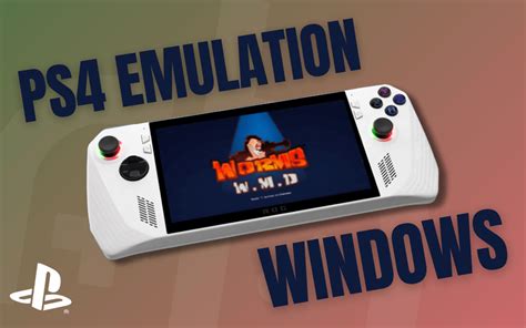 is there a real ps4 emulator