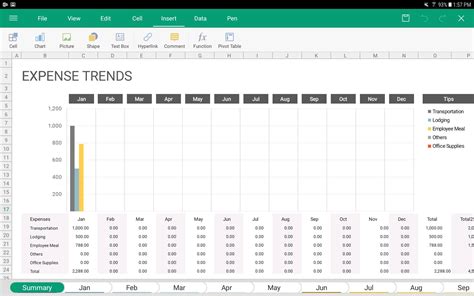 is there a spreadsheet app for android