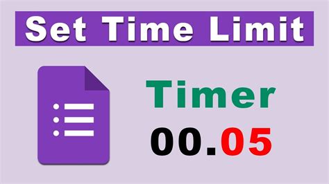 is there a time limit on google forms