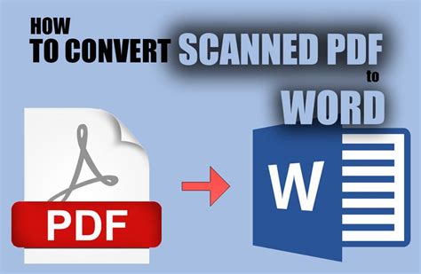 is there a way to convert a pdf to word