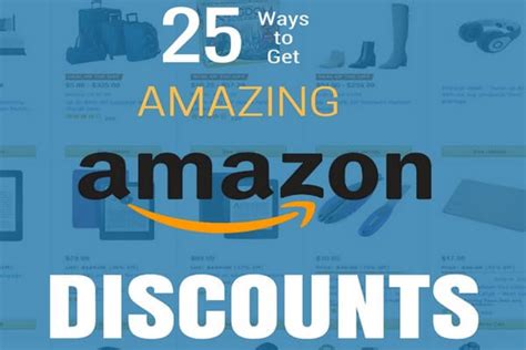 is there a way to get discounts on amazon