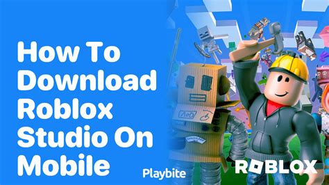 is there a way to get roblox studio on mobile
