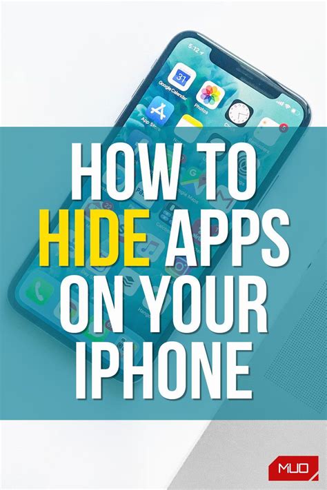 is there a way to hide apps on iphone