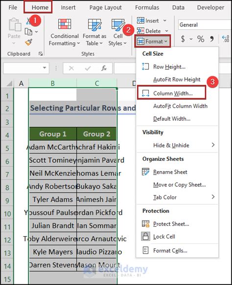 is there a way to make all cells the same size in excel