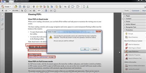 is there a way to redact in pdf
