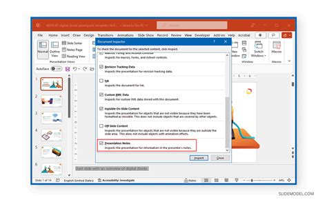 is there a way to save a powerpoint without notes
