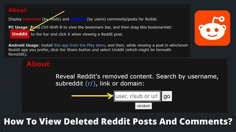 is there a way to view deleted reddit posts