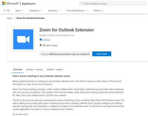 is there a zoom plugin for outlook