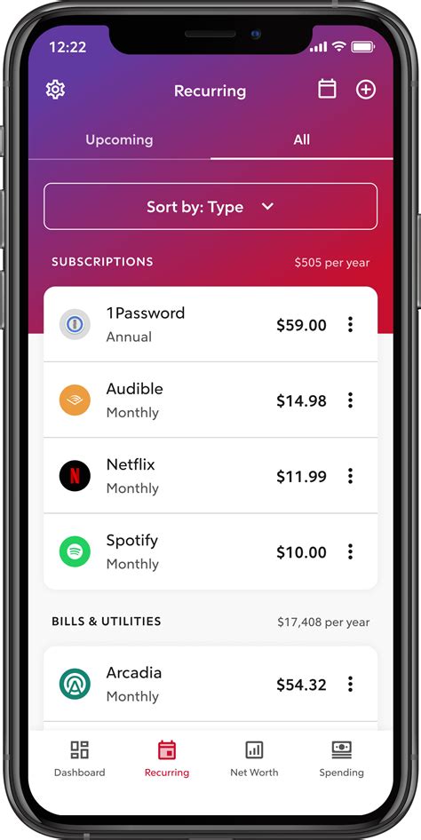 is there an app to manage subscriptions