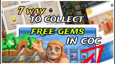 is there any way to get free gems in coc