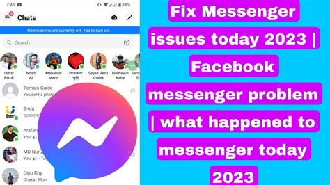 is there issue with messenger today
