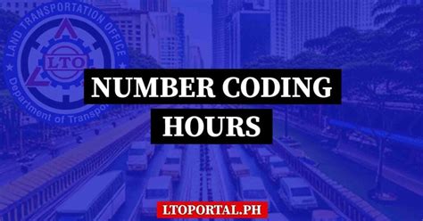 is there number coding outside metro manila