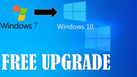 is upgrade from windows 7 to 10 free