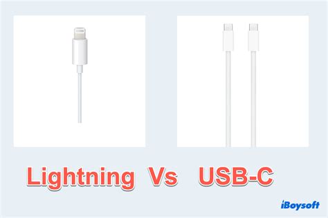 is usb c the same as lightning cable