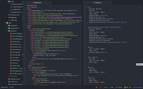 is website development coding
