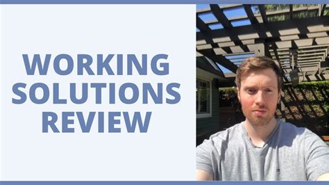 is working solutions legit reddit
