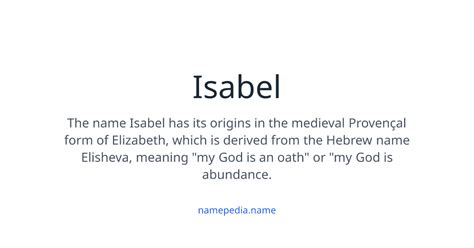 isabel meaning in hebrew