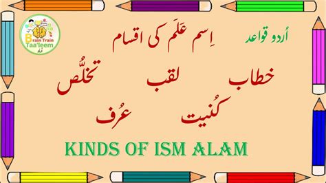 ism alam definition in urdu with example