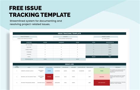 issue tracker template excel download