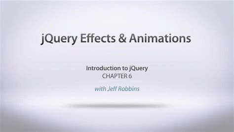 jQuery Effects dan Animations