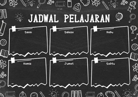 jadwal belajar