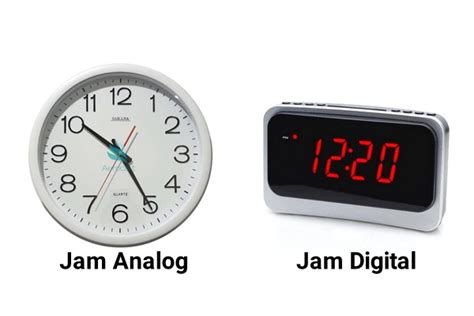 jam analog dan digital