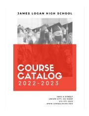 James Logan Course Catalog