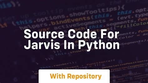 jarvis source code in python