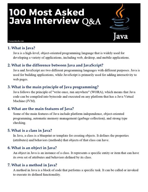 java 100 interview questions pdf