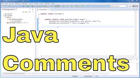 java comments examples