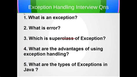 java exception handling tricky interview questions