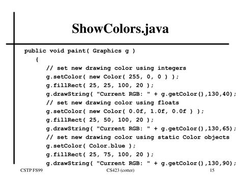 java get color from rgb