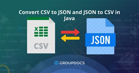 java json to csv example
