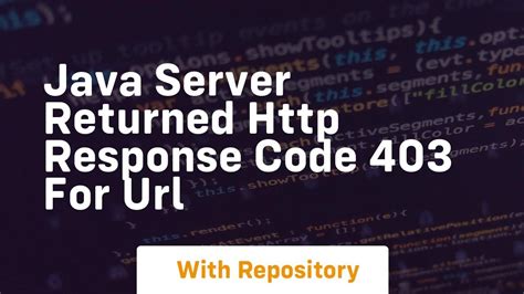 java server returned http response code 400