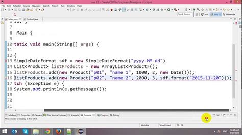 java write csv file example