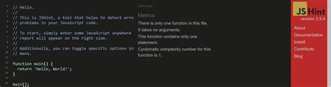 javascript check code syntax online
