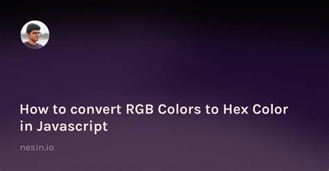 javascript convert int to hex color