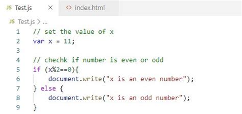 javascript if statement in one line