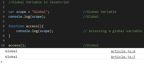javascript list all variables in scope