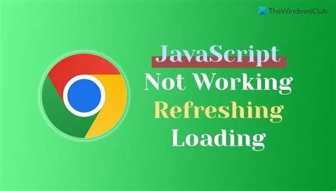 javascript not working in chrome