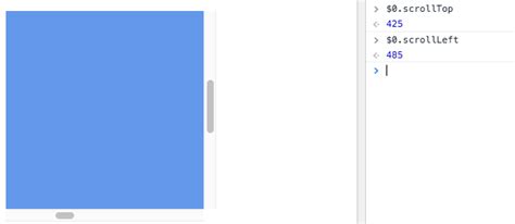 javascript scroll to position